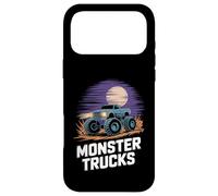 Monster Truck Night Scene Offroad Power Illustration Coque pour iPhone 17 Pro Max