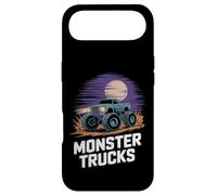 Monster Truck Night Scene Offroad Power Illustration Coque pour iPhone Air