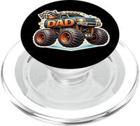 Monster Truck Papa Fête des pères Fils Papa Anniversaire Lover Boys PopSockets PopGrip pour MagSafe