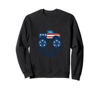 Monster Truck Patriotic Rollin Free Sweatshirt