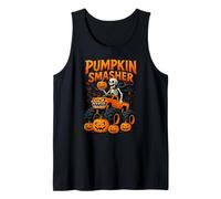 Monster Truck Pumpkin Smasher Halloween Squelette Garçons Filles Débardeur