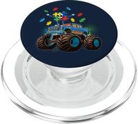 Monster Truck Puzzle April Love soutient la Sensibilisation à l'Autisme PopSockets PopGrip pour MagSafe