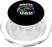 Monster Truck Race Racer Driver Mom Fête des Mères PopSockets PopGrip pour MagSafe