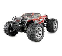M-Land Monster Truck RC télécommandé 48 km/h 4WD 1:16 RTR Rouge avec télécommande, Batterie, câble de Charge
