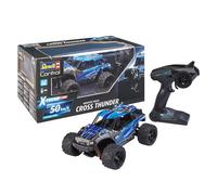 Revell Control X Treme Voiture Desert Truck 4x4 Télécommandée Cross Thunder Rapide 50 Km/H à Batterie, Bleu