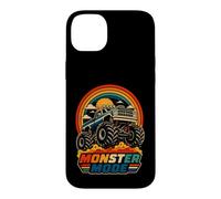 Monster Truck Sunset Retro Off Road Fan Hommes Garçons Enfants Coque pour iPhone 14 Plus