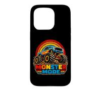 Monster Truck Sunset Retro Off Road Fan Hommes Garçons Enfants Coque pour iPhone 15 Pro
