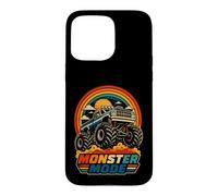 Monster Truck Sunset Retro Off Road Fan Hommes Garçons Enfants Coque pour iPhone 15 Pro Max