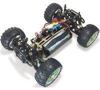 Monster Truck Terminator Rtr 4 Roues Motrices Vert Et Noir-Amewi