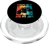 Monster Trucks are My Jam Rétro Vintage Monster Truck PopSockets PopGrip pour MagSafe