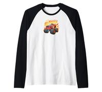 Monster Trucks Hot Wheels - Blaze Manche Raglan