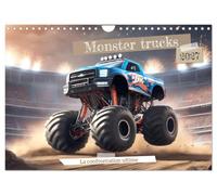 Monster trucks La confrontation ultime (Calendrier mural 2027 DIN A4 vertical), CALVENDO calendrier mensuel: Les incroyables performances des monster trucks.