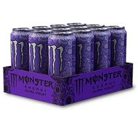 Monster Ultra Violet Energy Soft Drink, zéro sucre et calories, sans gluten (12 boîtes de 500 ml)