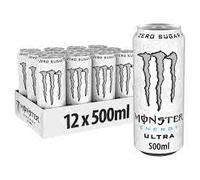 Monster Energy Monster Ultra White – 50 cl – Pack de 24