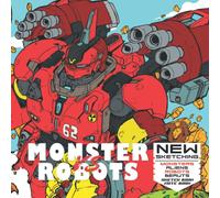 Monster V.S. Robots Sketch Book: A Large Square Sketchbook With Blank And White Paper - 100 Pages ( 8.5" X 8.5" ) For Drawing, Sketching, Painting And Recording Creative Ideas. (New Sketching Monster