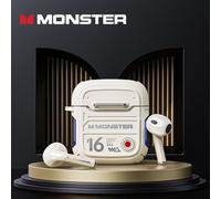 Monster XKT16-Écouteurs sans fil Bluetooth 5.3,casque de jeu,son HiFi,appel HD,écouteurs de musique,contrôle tactile,casque,mode touristes - Type XKT16 Beige
