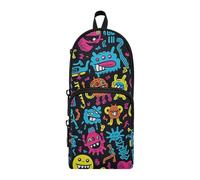 Monster1 Trousse à crayons de grande capacité avec compartiment pour étudiants, cartable, papeterie, marqueurs, école, bureau, travail, Monstre 1, Taille unique, Mallette