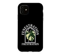 Monstera Albo Fenestration Frustration Plant Lover Coque pour iPhone 11