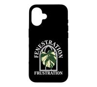 Monstera Albo Fenestration Frustration Plant Lover Coque pour iPhone 16