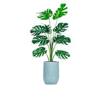 Monstera Deliciosa Artificielle, Plante Artificielle D'extérieur, Facile D'entretien, Idéale For Les Salons, Les Chambres, Les Maisons De Campagne, Les Dortoirs(120cm/47in,Style A)