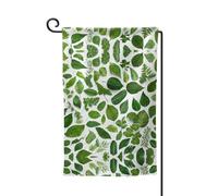Monstera Deliciosa Drapeau de jardin double face avec imprimé palmier bananier pour décoration d'intérieur - Résistant aux intempéries et double couture - 45,7 x 31,8 cm