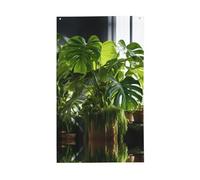 Monstera Deliciosa Drapeaux d'été pour l'extérieur, saisonniers pour la ferme, les vacances, la cour, la décoration extérieure