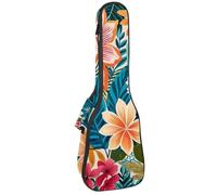 Monstera Étui rembourré pour ukulélé de concert de 58,4 cm, imperméable et durable, Multicolore 05, 25.9x9x3.1in/66x23x8cm, Organiseur de sac