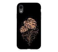 Monstera Feuilles Boho Plantes Ornement botanique Nature Coque pour iPhone XR