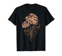 Monstera Feuilles Boho Plantes Ornement botanique Nature T-Shirt