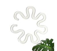 Monstera Grappin, Monstera Stem Support Grapple | Support de préhension transparent réutilisable Monstera Stabilizer, clips de support de conservation de plantes pour fleurs, légumes