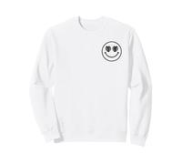 Monstera Leaf Eyes Happy Face Amoureux de Plantes d'intérieur Sweatshirt