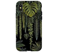 Monstera Leaf Plante d'intérieur botanique Tropicale d'été Coque pour iPhone X/XS