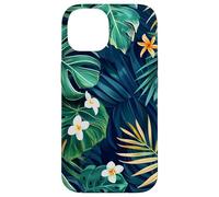 Monstera Leaf Tropical Laves Feuilles de palmier Coque pour iPhone 14