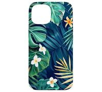 Monstera Leaf Tropical Laves Feuilles de palmier Coque pour iPhone 15