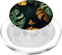 Monstera Leaf Tropical Laves Feuilles de Palmier PopSockets PopGrip pour MagSafe