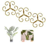 Monstera Lot de 3 supports de plantes grimpantes en métal pour plantes d'intérieur - Style A