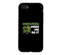 Monstera Made Me Do It pour Les Amateurs de Jardinage d'intérieur Coque pour iPhone SE (2020) / 7/8