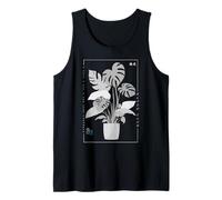 Monstera Plant Citation inspirante Art Minimaliste Débardeur