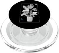 Monstera Plant Citation inspirante Art Minimaliste PopSockets PopGrip pour MagSafe