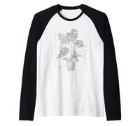 Monstera Plant Dubai Art Minimaliste Plante d'intérieur Émirats Arabes Unis Manche Raglan