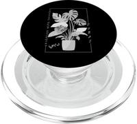 Monstera Plant Dubai Art Minimaliste Plante d'intérieur Émirats Arabes Unis PopSockets PopGrip pour MagSafe