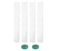 Monstera Support pour, 10,2 x 60 cm, 4 pièces en Pet pour rétention de l'humidité, bâton de Jardin, enracinement Vertical, sécurisation, façonnage, Guidage, encadrement