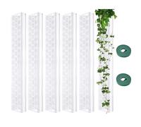 Monstera Tuteurs de empilables Transparents pour d'intérieur - Insert en Mousse de 43,7 cm pour Ivy Arbre à Argent, Tour de Support Aroid, Grille Semi-cylindrique pour la Croissance