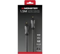 Monster Câble fibre optique audio Monster Cable 1,5 m Noir