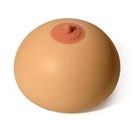 MonsterCadeaux - Balle Anti-Stress Sein en Silicone - Balle Anti-Aggression à Malaxer - Idée Cadeau Humoristique - Adulte - Couleur Chair