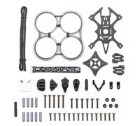 MonsterRC25 XI-2.5inch Cadre de Rack inversé Empattement de 112 mm Anneau de Protection Anti-Collision ABS Compatible avec Les Drones de Film CineWhoop(XI-25 2.5inch Gray)