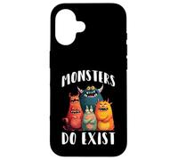 Monsters Do Exist Horror Creepy Spooky Fan - Coque pour iPhone 16