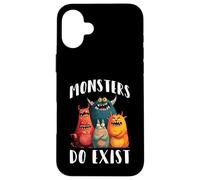 Monsters Do Exist Horror Creepy Spooky Fan - Coque pour iPhone 16 Plus