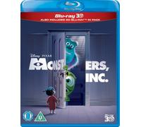 Monsters, Inc. (Blu-ray 3D + Blu-ray) [2002] [Region Free] [Blu-ray] - DVD NEUF