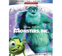 MONSTERS, INC. (Blu-ray) John Goodman Billy Crystal James Coburn Steve Buscemi